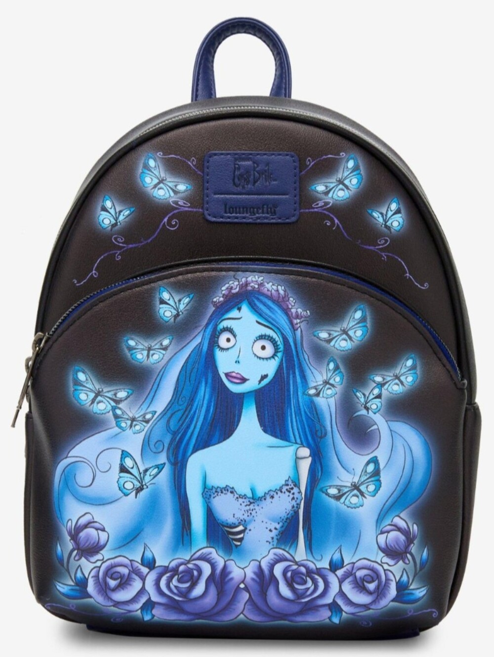 Loungefly The Corpse Bride Emily Butterfly Mini Backpack & Loungefly Pin Set NEW - Picture 2 of 14